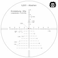 Professor Optiken M&uuml;ritz - 3-18x50 HD FFP, 34mm Tubus,  ILEX 1 Absehen