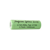 Professor Optiken 21700 lithium-ion battery, 3.7 volts...