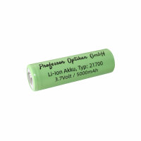 Professor Optiken 21700 lithium-ion battery, 3.7 volts...