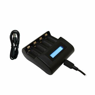 Charger for CR123A lithium-ion batteries