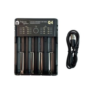 Professor Optiken universal charger for lithium-ion batteries, 0.5-2A - 4-fold